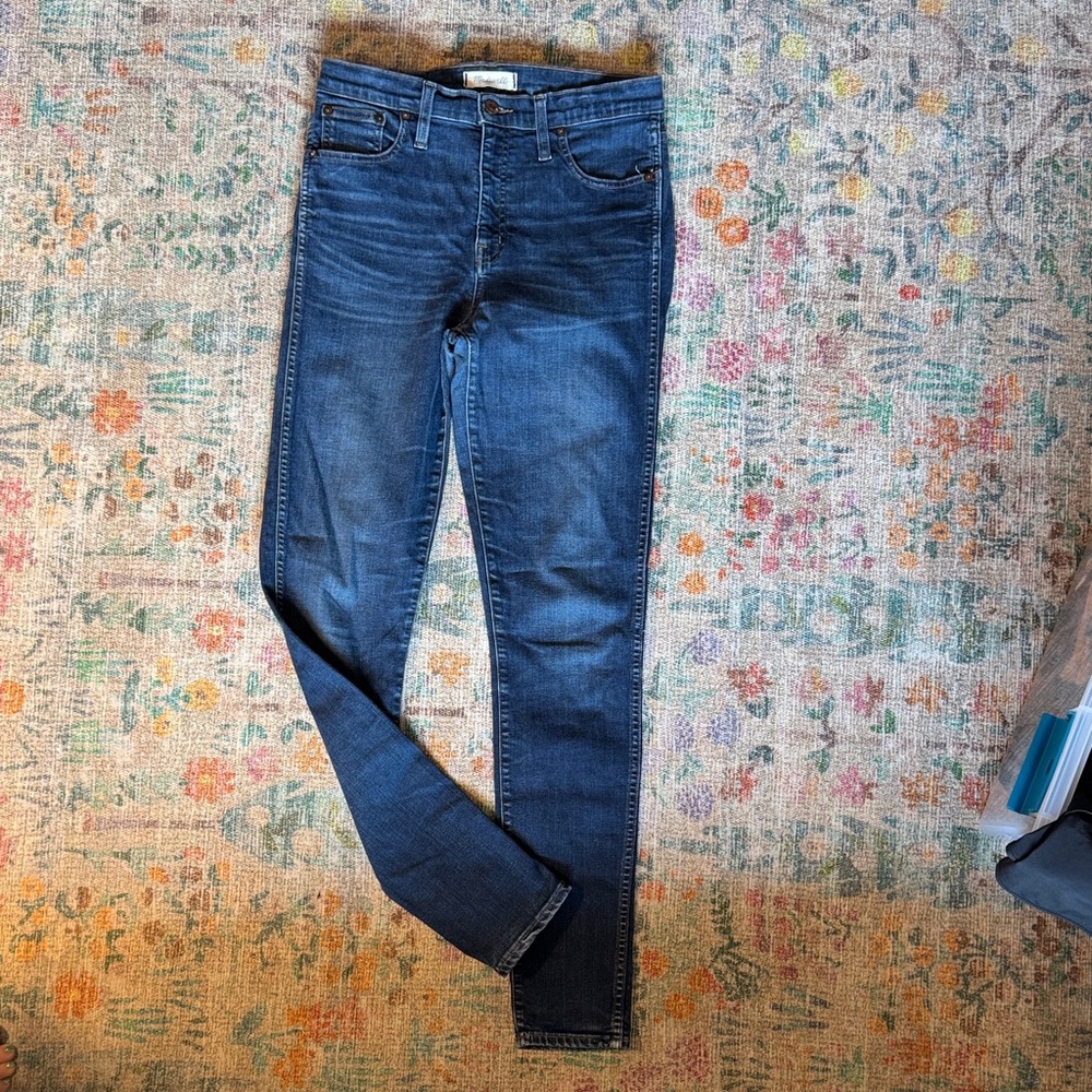Madewell Women's 29 Tall 10” High Riser Skinny Jeans